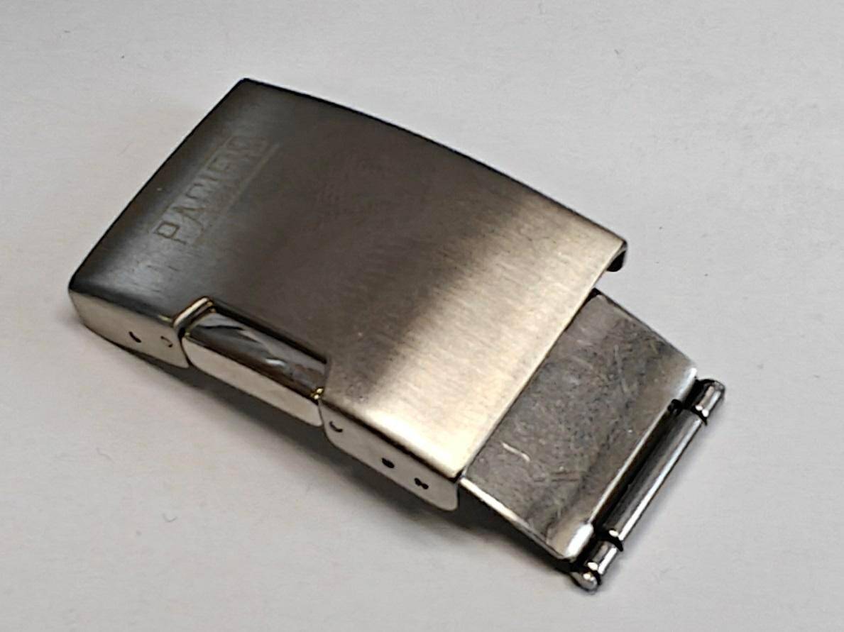 ZAMEK BOCZNY DO BRANSOLET 20 MM SREBRNY DE LUX - 1 PRZYCISK