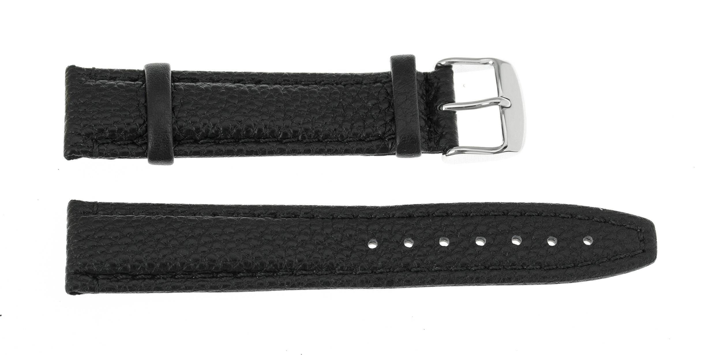 PASEK REDA 16mm POLJOT czarny pasek, czarne przeszycie