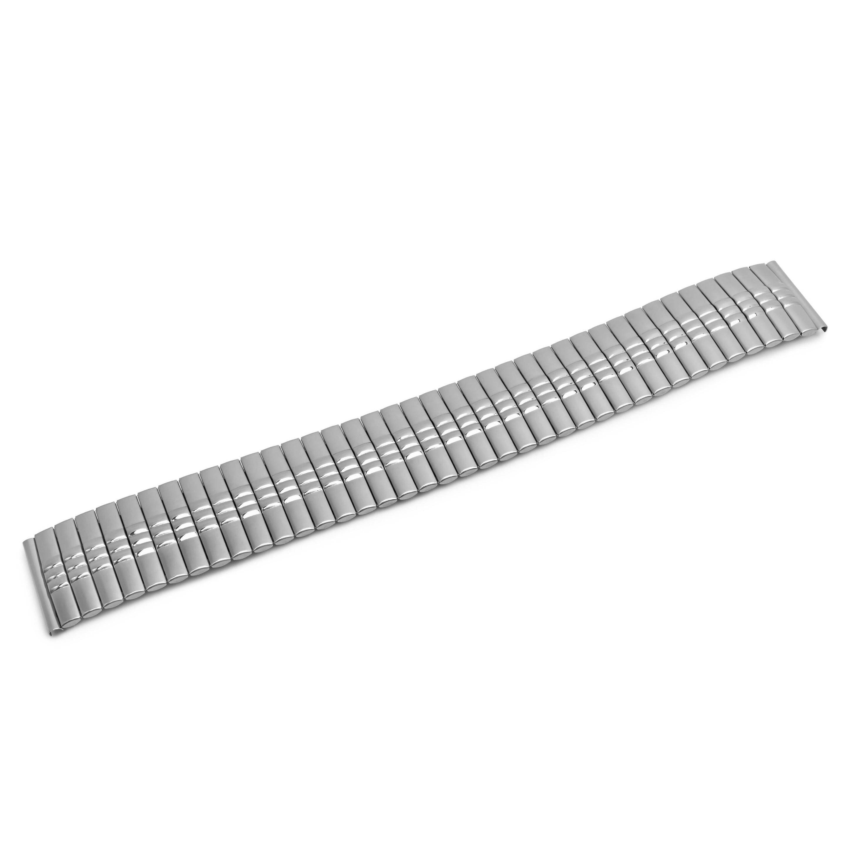 BRANSOLETA ROZCIĄGANA M 20 MM SREBRNA 20 MM