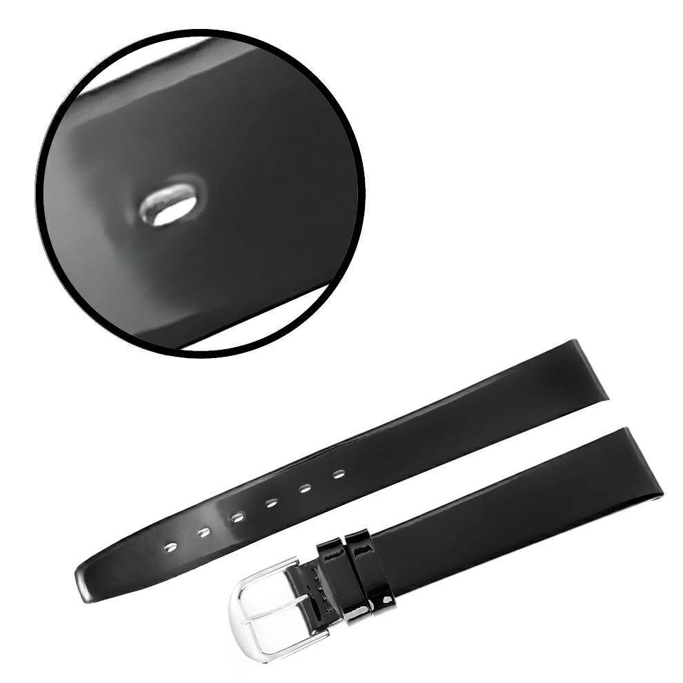 PASEK REDA 16mm GŁADKI czarny pasek, klejony, lakierowany