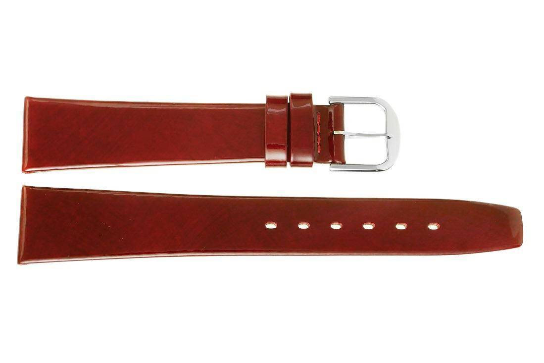 PASEK REDA 16mm GŁADKI bordowy pasek, klejony, lakierowany