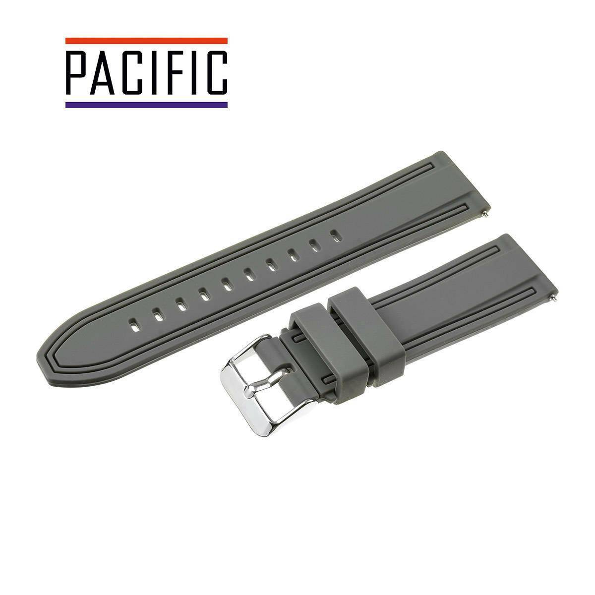 PASEK SILIKONOWY PACIFIC 24 MM U07 szary