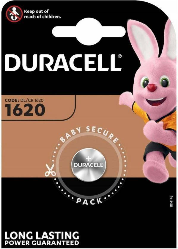 BATERIA DURACELL CR 1620 LITOWA-PAKOWANA PO 1 SZT.