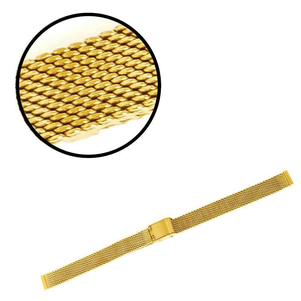 BRANSOLETA SIATKA ZŁOTA JK 10 MM