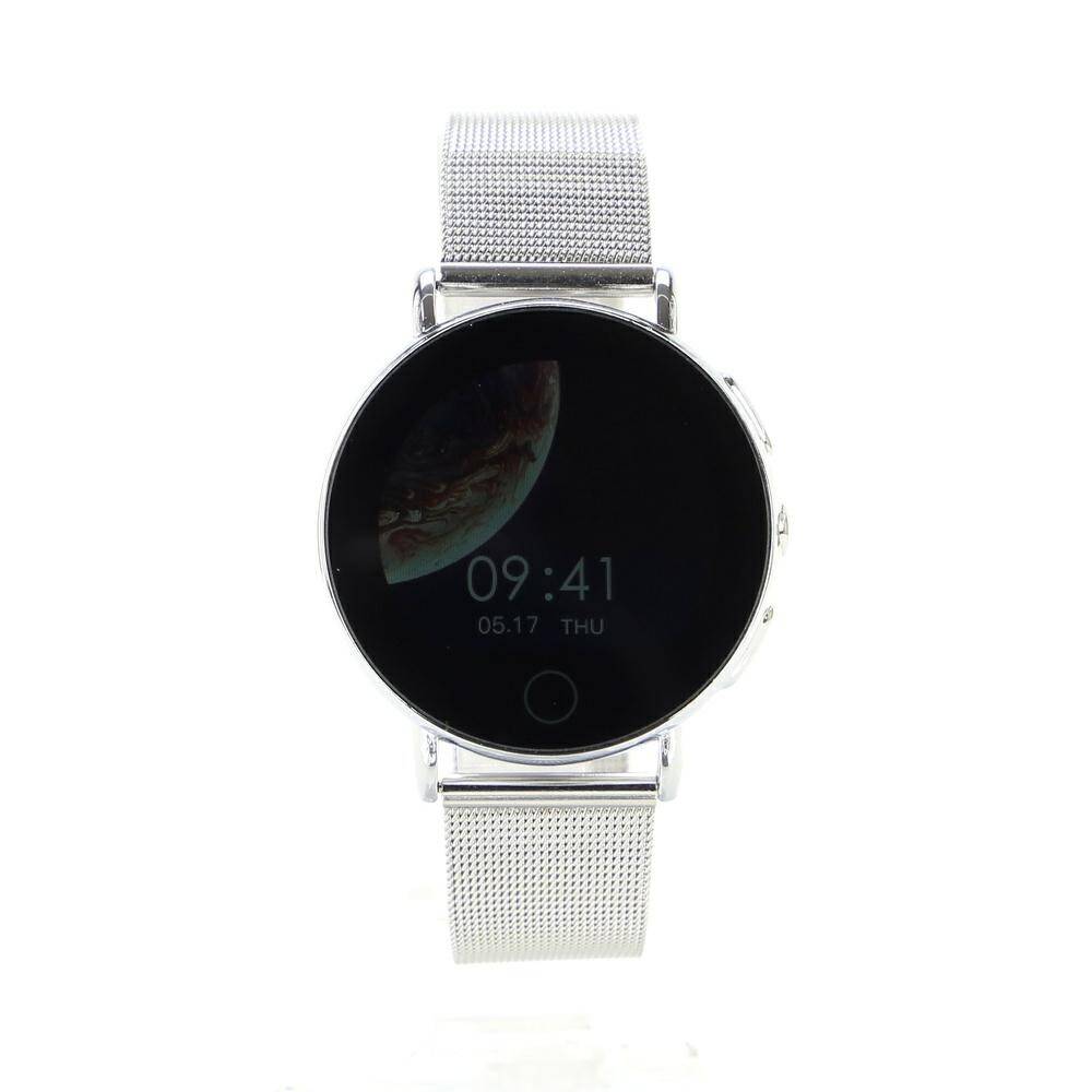 ZEGAREK SMARTWATCH HAGEN T7 SREBRNA KOPERTA , SREBRNA SIATKA