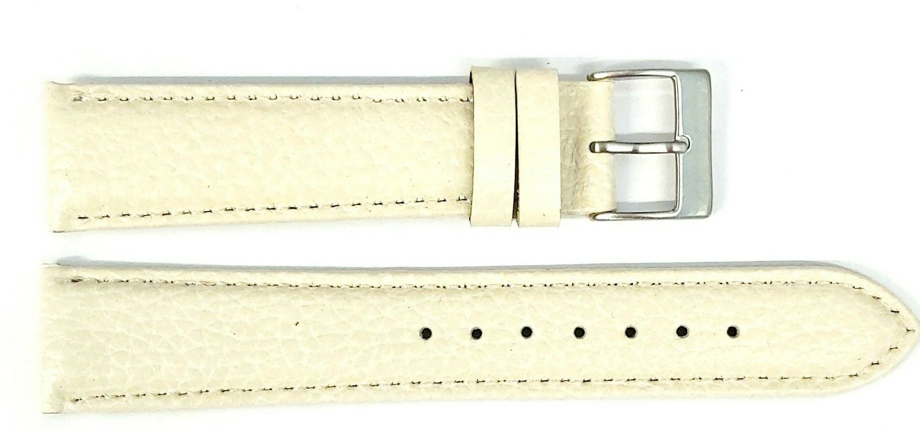 PASEK CHERMOND 20 MM B020 POLJOT kremowy pasek, kremowe przeszycie