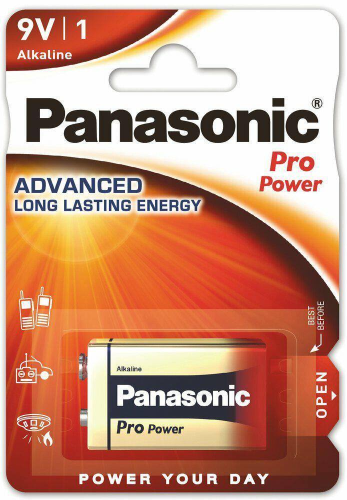BATERIA PANASONIC 6LR61 9V PRO POWER ALKALICZNA