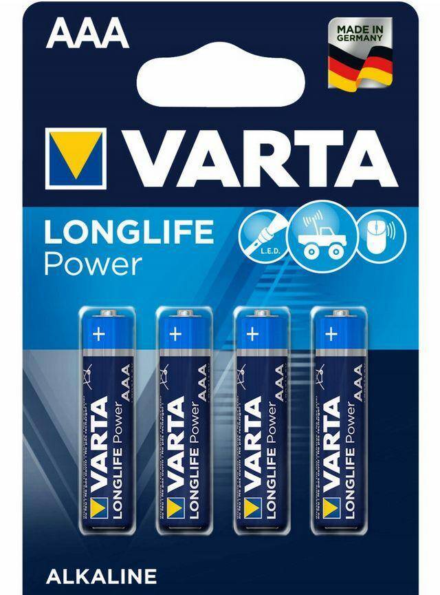 BATERIA VARTA LR03 LONGLIFE POWER ALKALICZNA PAK 1 BLISTER 4 SZT.