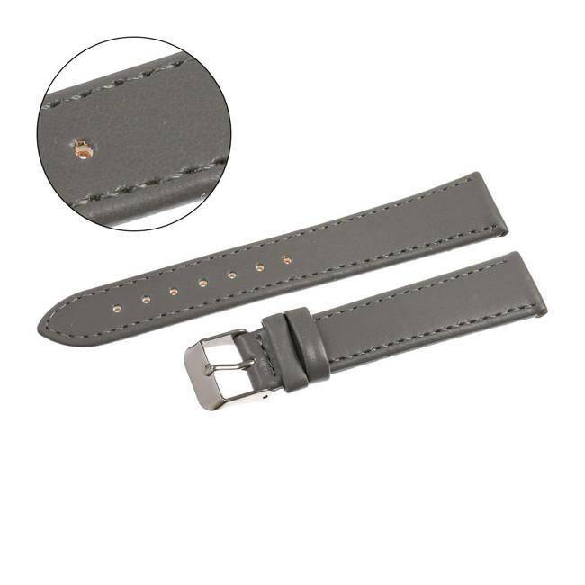 PASEK TOSCANA 8 MM GŁADKI szary pasek