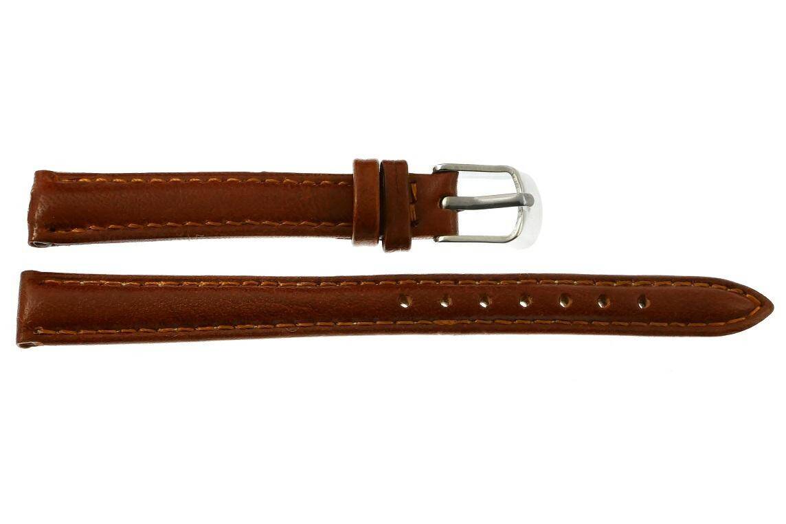 PASEK PACIFIC 12 MM W83N GŁADKI jasno brązowy pasek, brązowe przeszycie