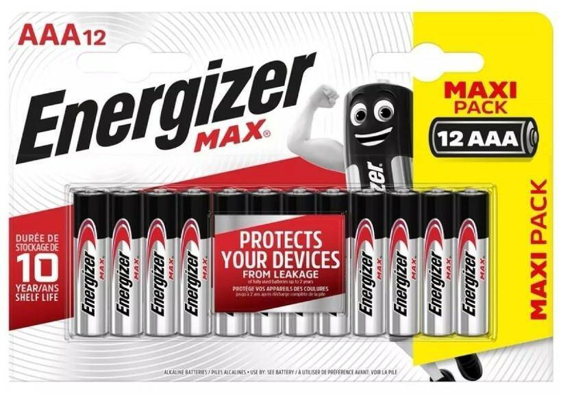 BATERIA ENERGIZER LR03 MAX POWER ALKALICZNA-PAKOWANA PO 12 SZT.