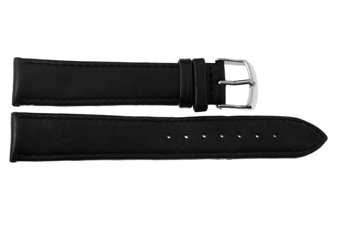 PASEK PACIFIC 22 MM XL W44L GŁADKI czarny pasek, czarne przeszycie