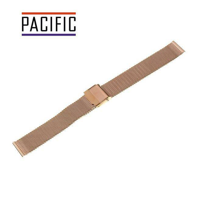 BRANSOLETA SIATKA PACIFIC 12 MM PVD ROSE GOLD, SPLOT 0,4 MM