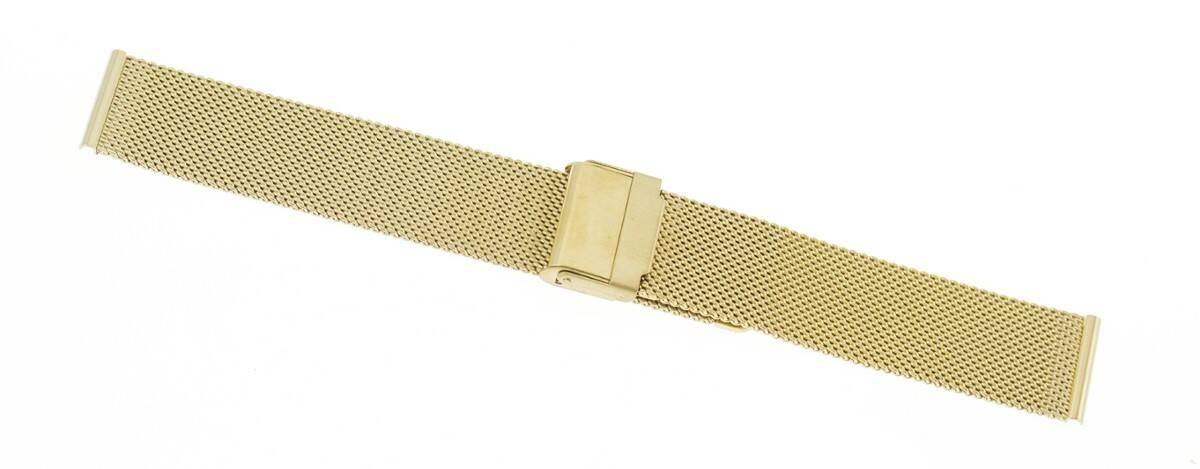 BRANSOLETA SIATKA ZŁOTA JK 20 MM Z ZABEZPIECZENIEM