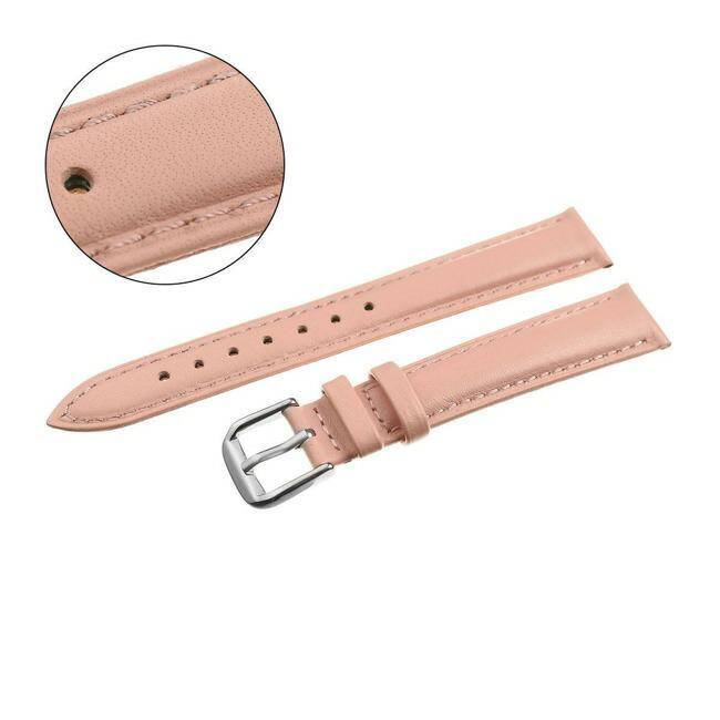 PASEK PACIFIC 12 MM W94 GŁADKI jasnoróżowy pasek, różowe przeszycie