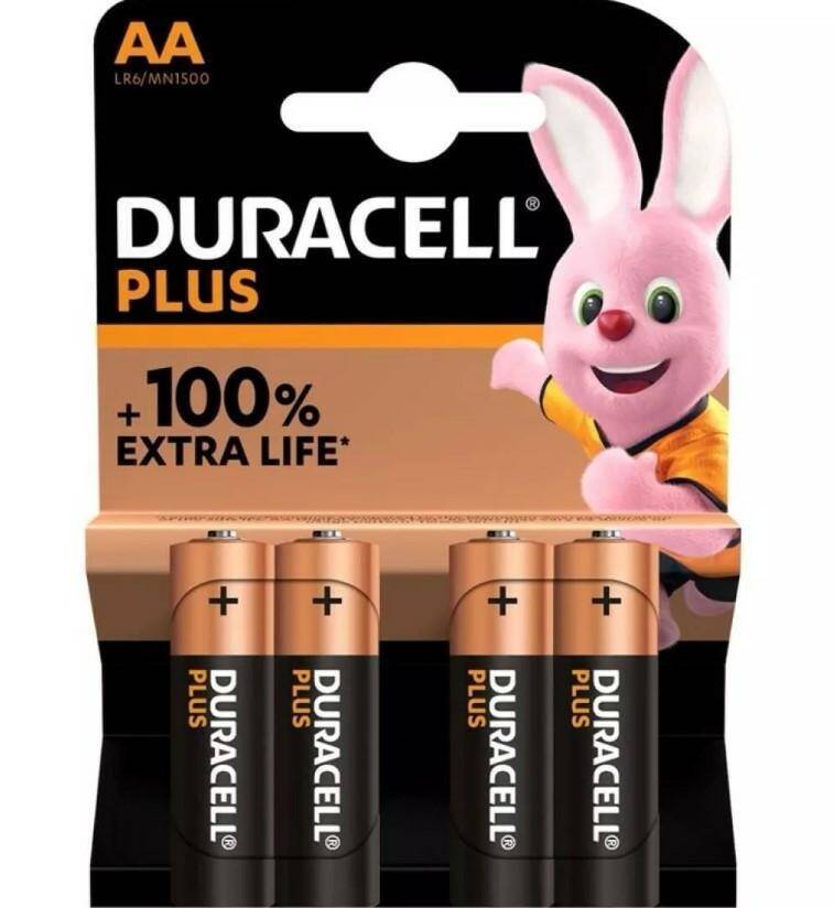 BATERIA DURACELL LR06 PLUS POWER ALKALICZNA-PAKOWANA PO 4 SZT.