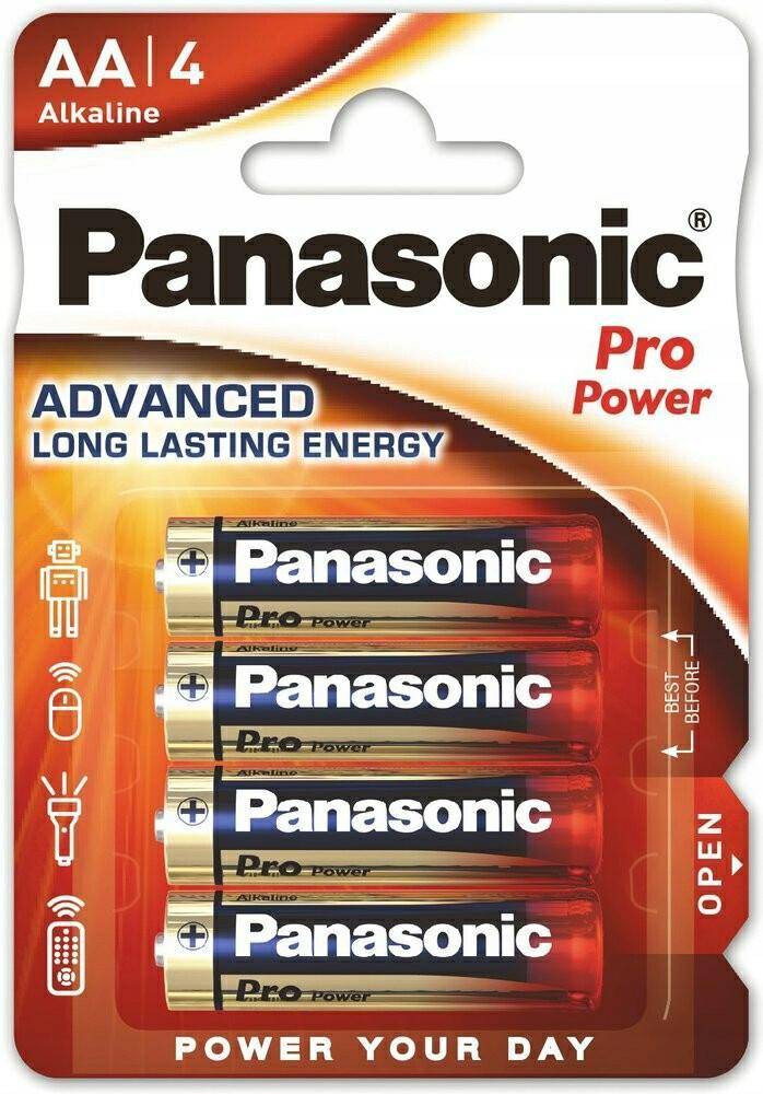 BATERIA PANASONIC LR06 PRO POWER ALKALICZNA-PAKOWANA 1 BLISTER 4 SZT.