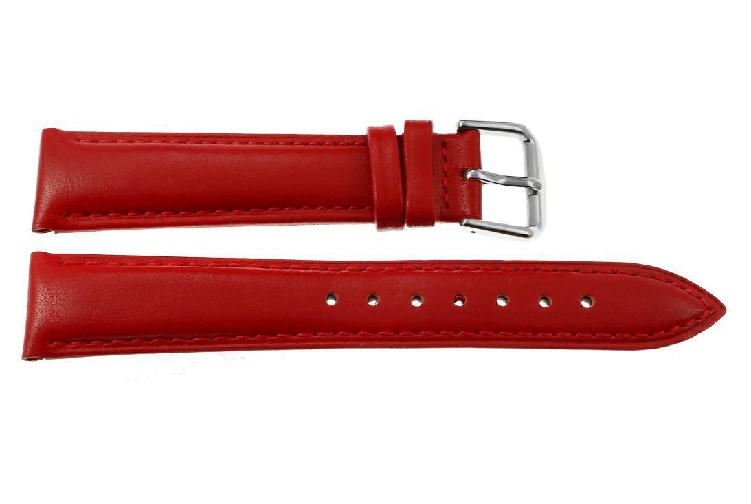 PASEK PACIFIC 14 MM XL W94L GŁADKI czerwony pasek, czerwone przeszycie
