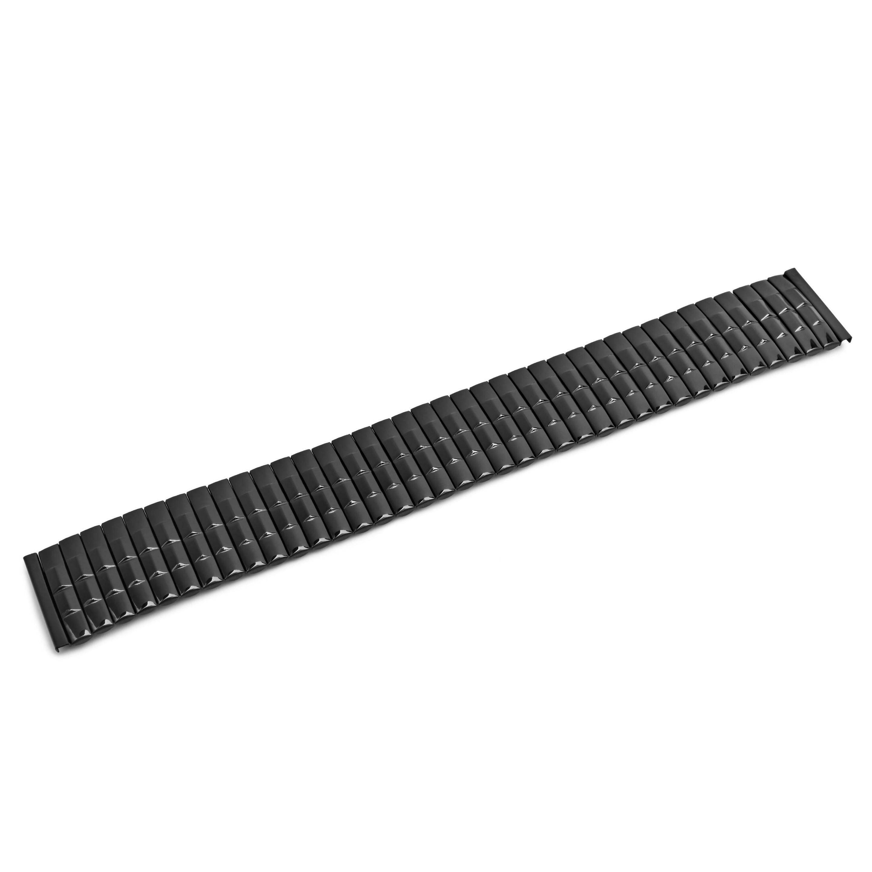 BRANSOLETA ROZCIĄGANA M 20 MM CZARNA 20 MM