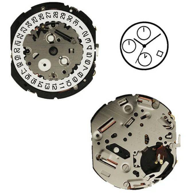 MECHANIZM SEIKO YM92A 7T92A 12``` CHR 3EYES DATE4 1/20SEC CAL Quartz