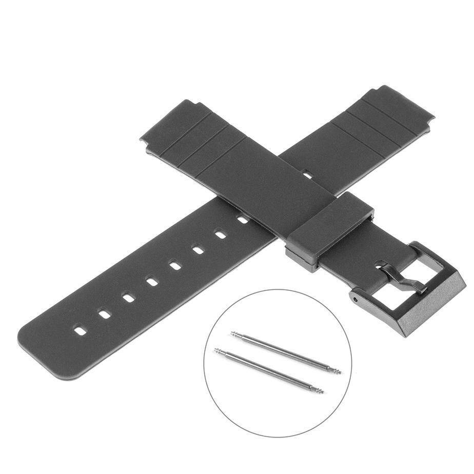 PASEK DO CASIO 16 mm PCV MQ-24 MQ-104 ZAMIENNIK Z TELESKOPAMI