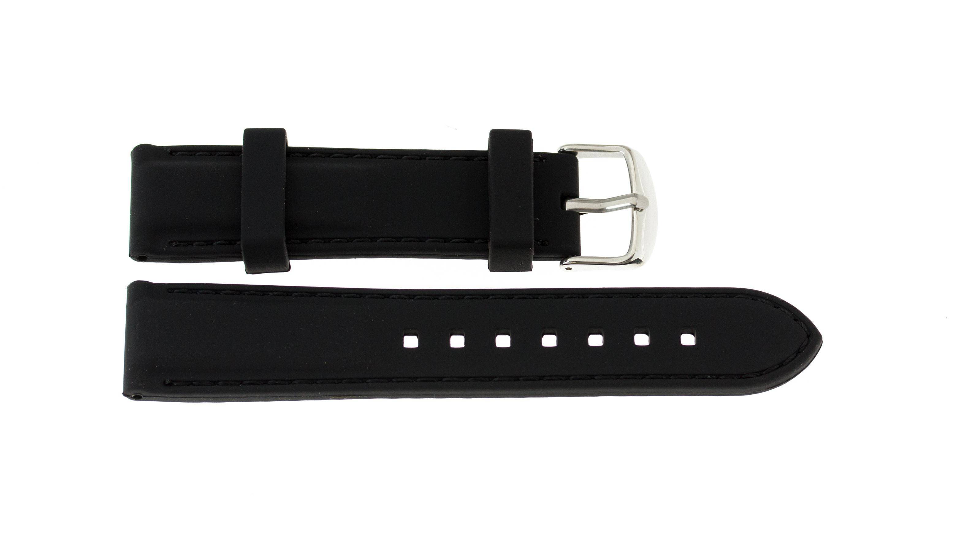 PASEK SILIKONOWY TEKLA 24 MM czarny