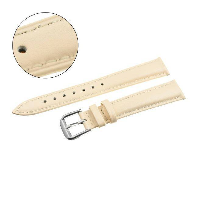 PASEK PACIFIC 12 MM W94 GŁADKI kremowy pasek, kremowe przeszycie