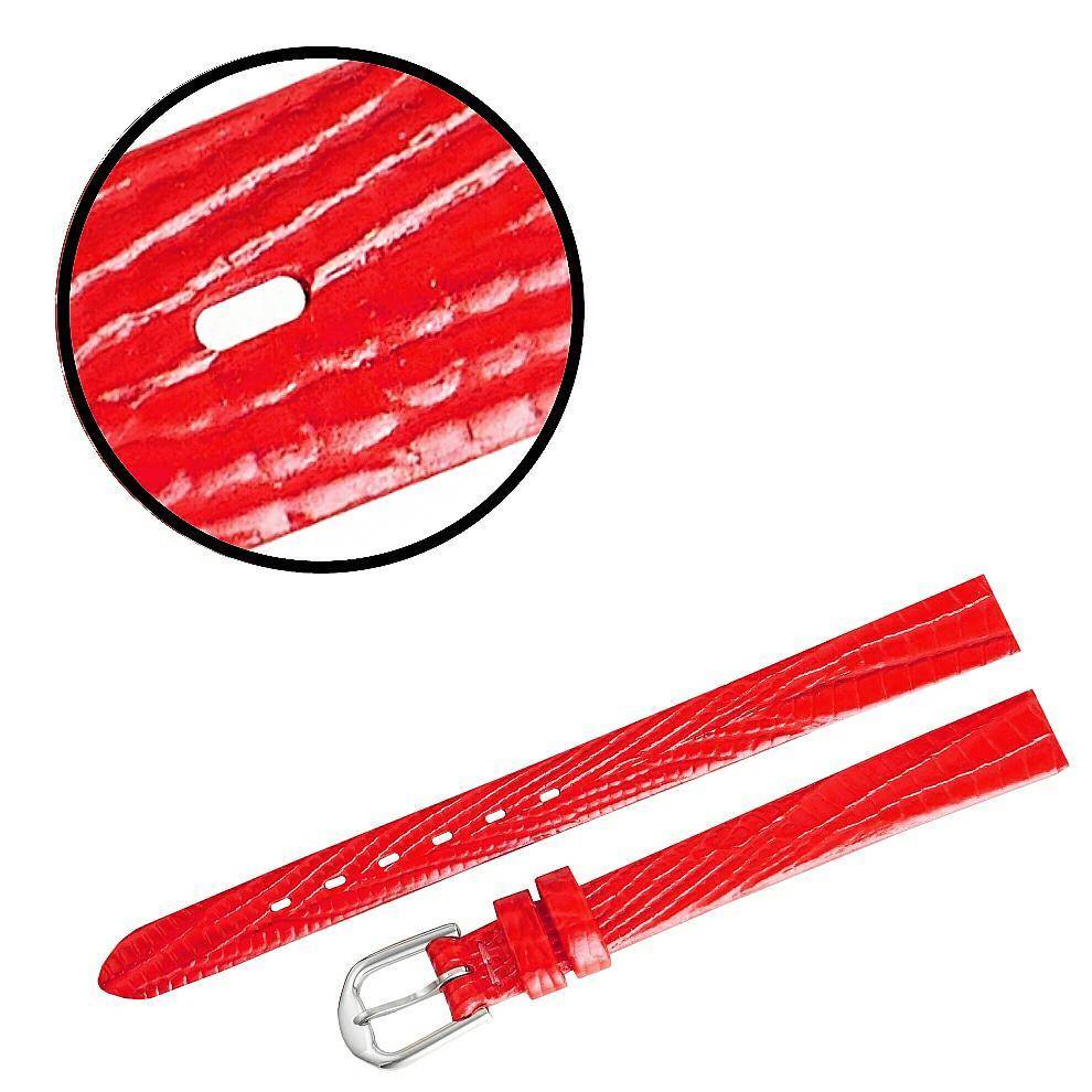 PASEK REDA 10mm WĄŻ czerwony pasek, klejony