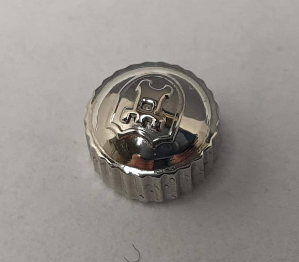 KORONKA DELBANA SREBRNA 4,5 MM Z LOGO TUBUS 2,5