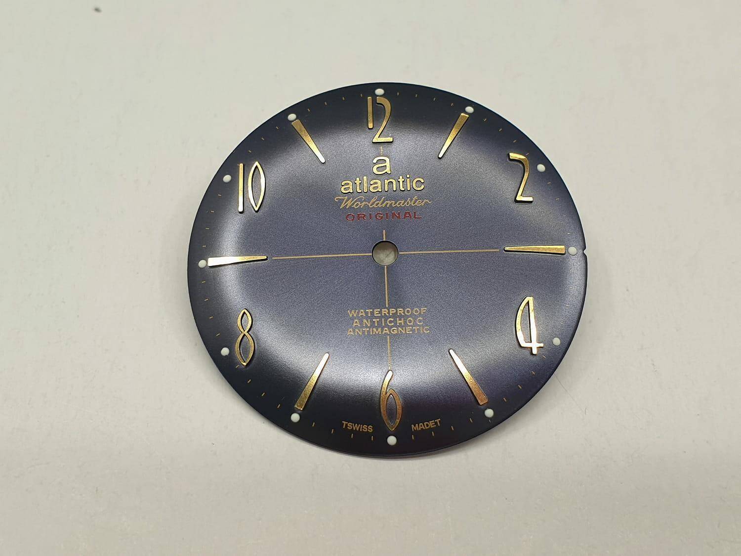 TARCZA ATLANTIC 969 GRANATOWA 33,5 MM BEZ DATY