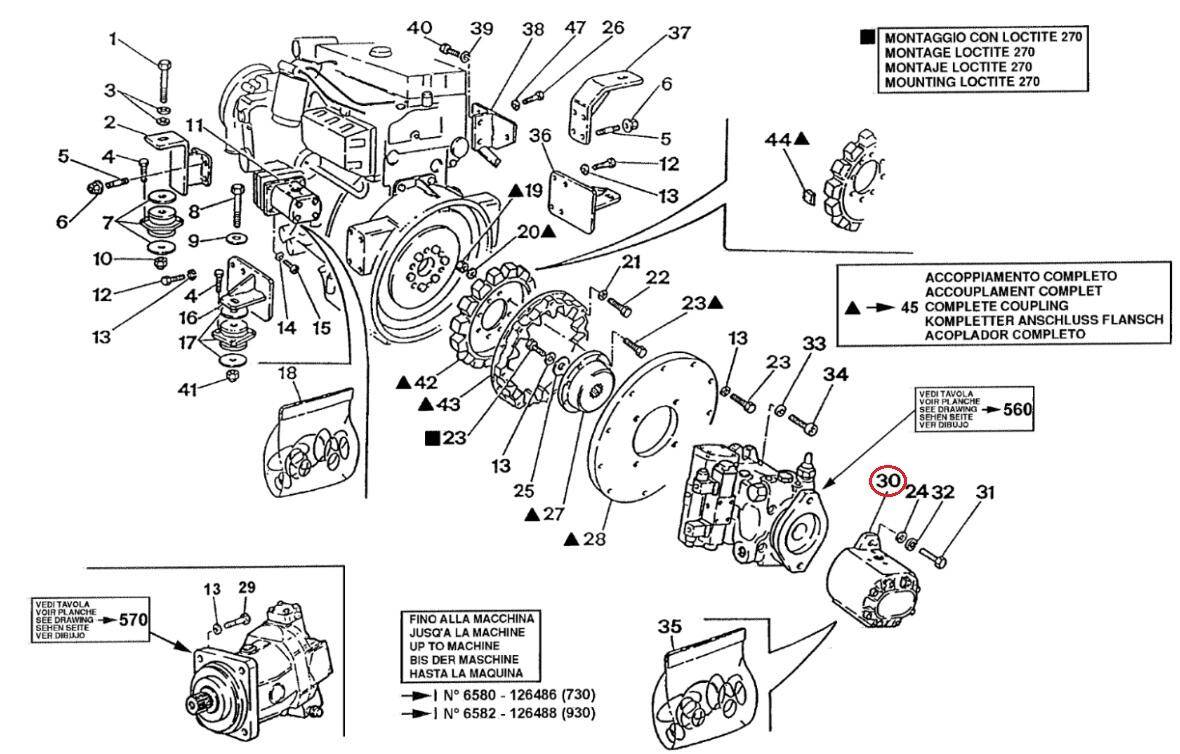 MANITOU hydraulic pump 488689 original