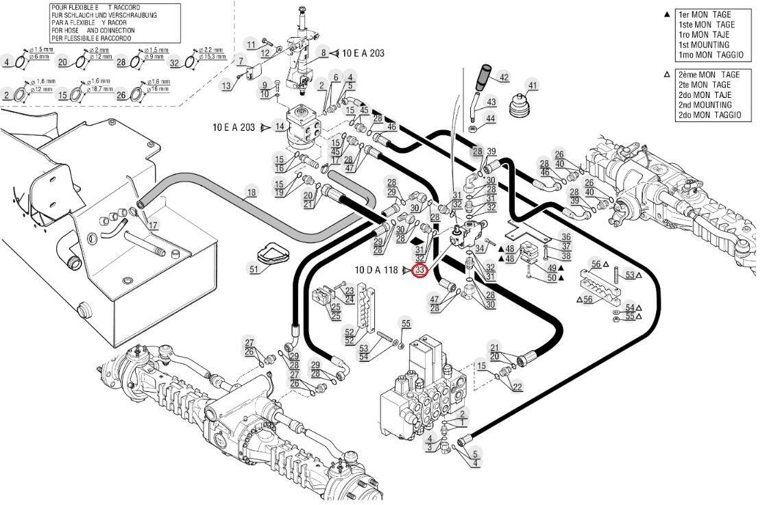 MANITOU steering mode change valve 285566