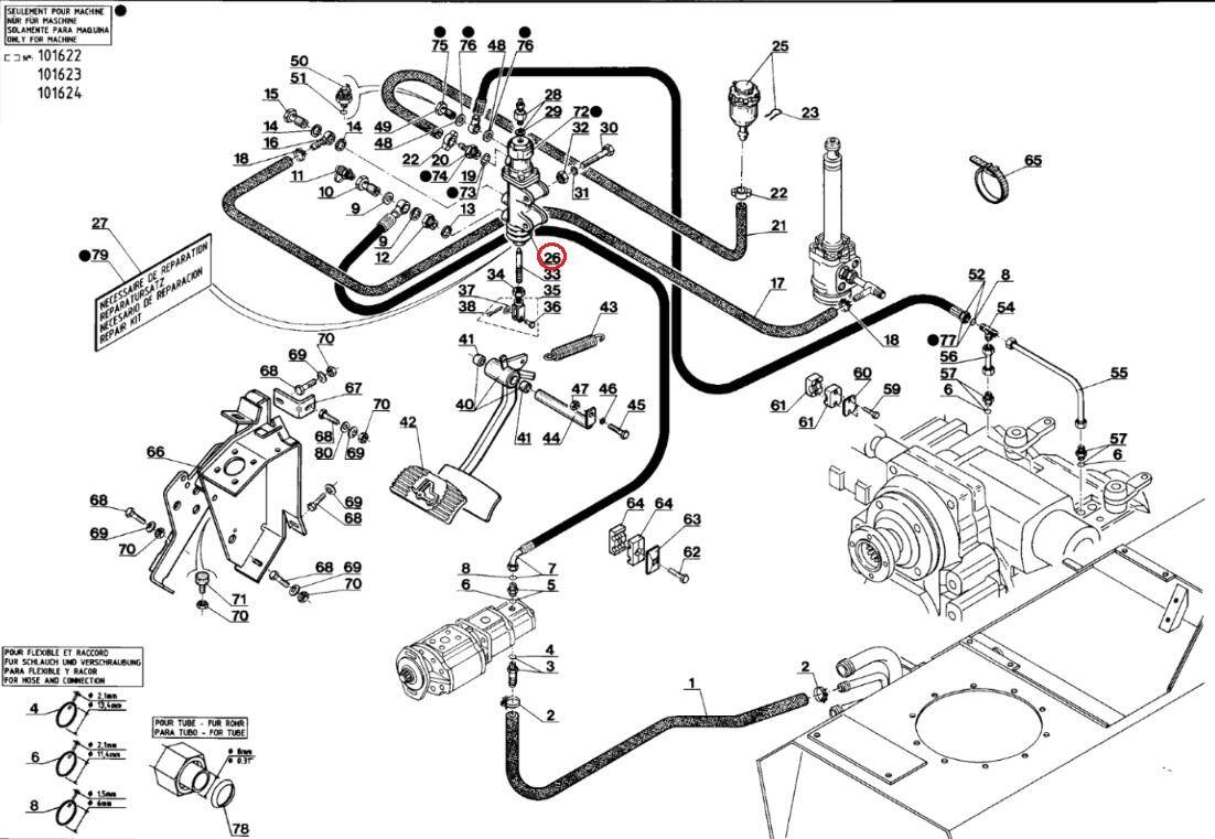 MANITOU brake pump 485079