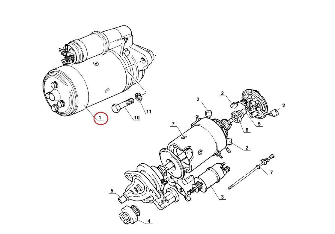 MANITOU starter 551508