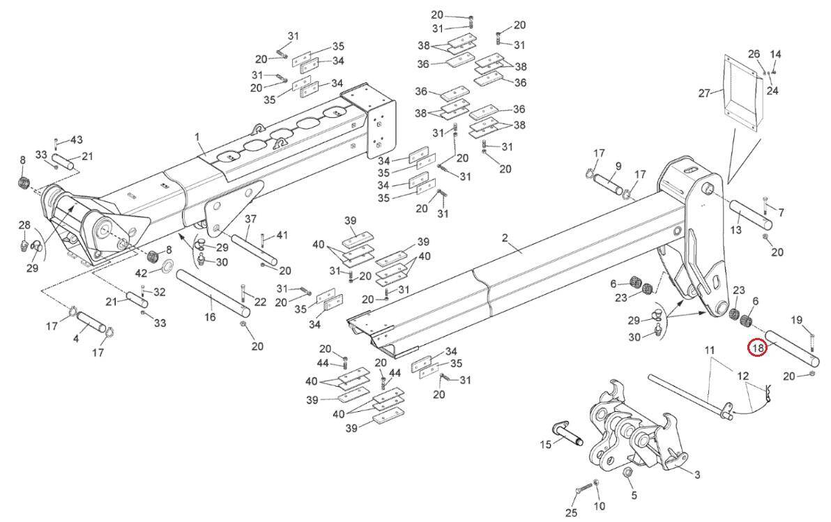 MANITOU carriage bolt 730823