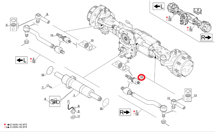 MANITOU AXLE HOLE 944250 