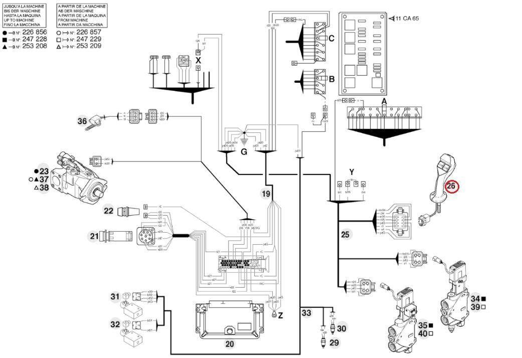 MANITOU joystick 256892