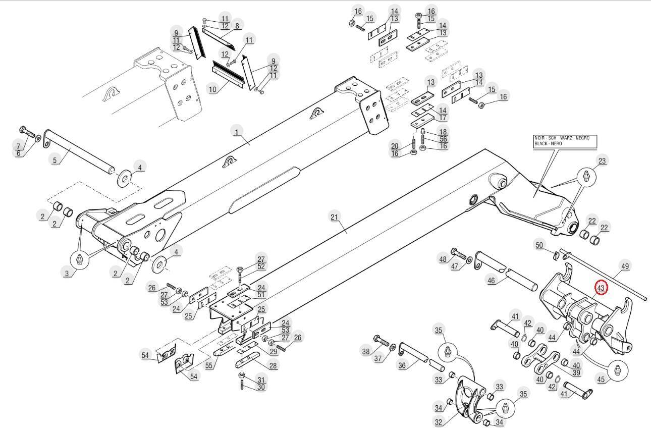 MANITOU telescopic boom carriage 287933