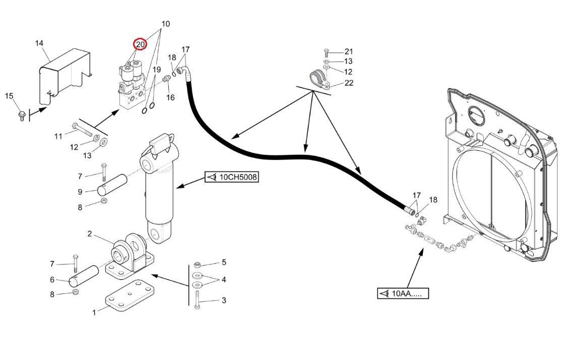 MANITOU distributor solenoid, valve 53012968