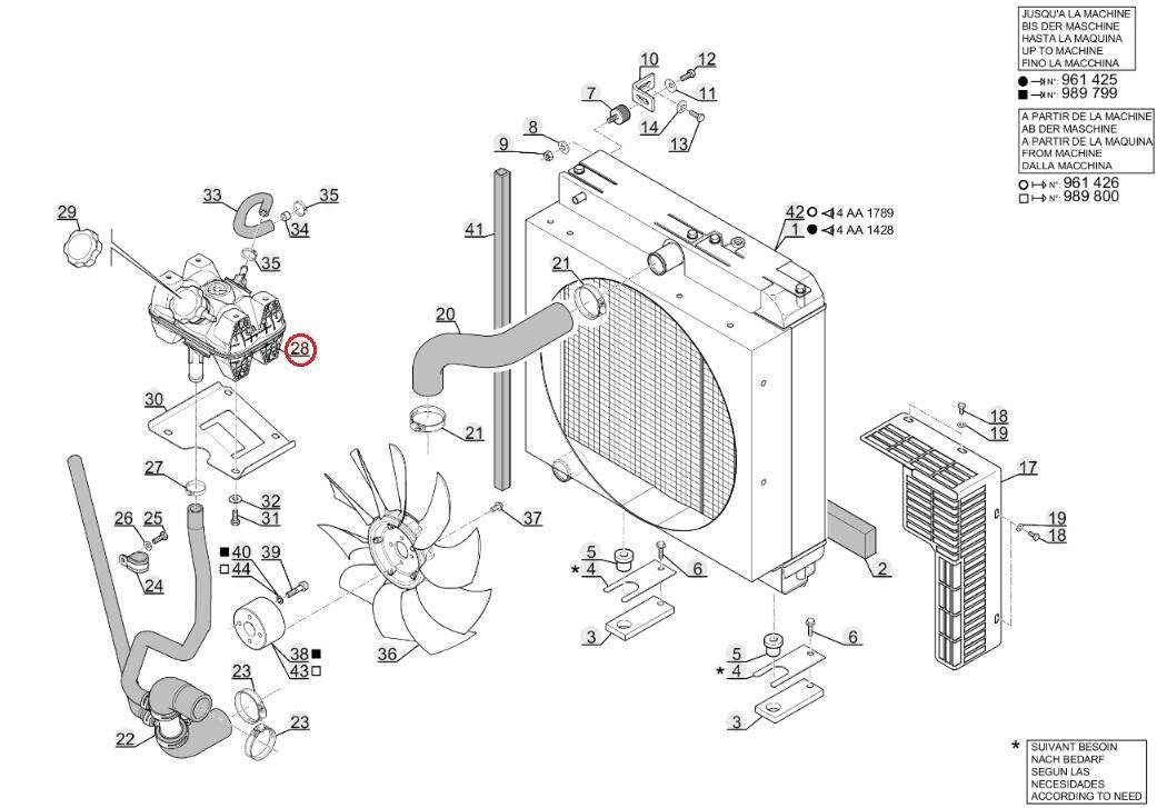 MANITOU coolant expansion tank 52510366