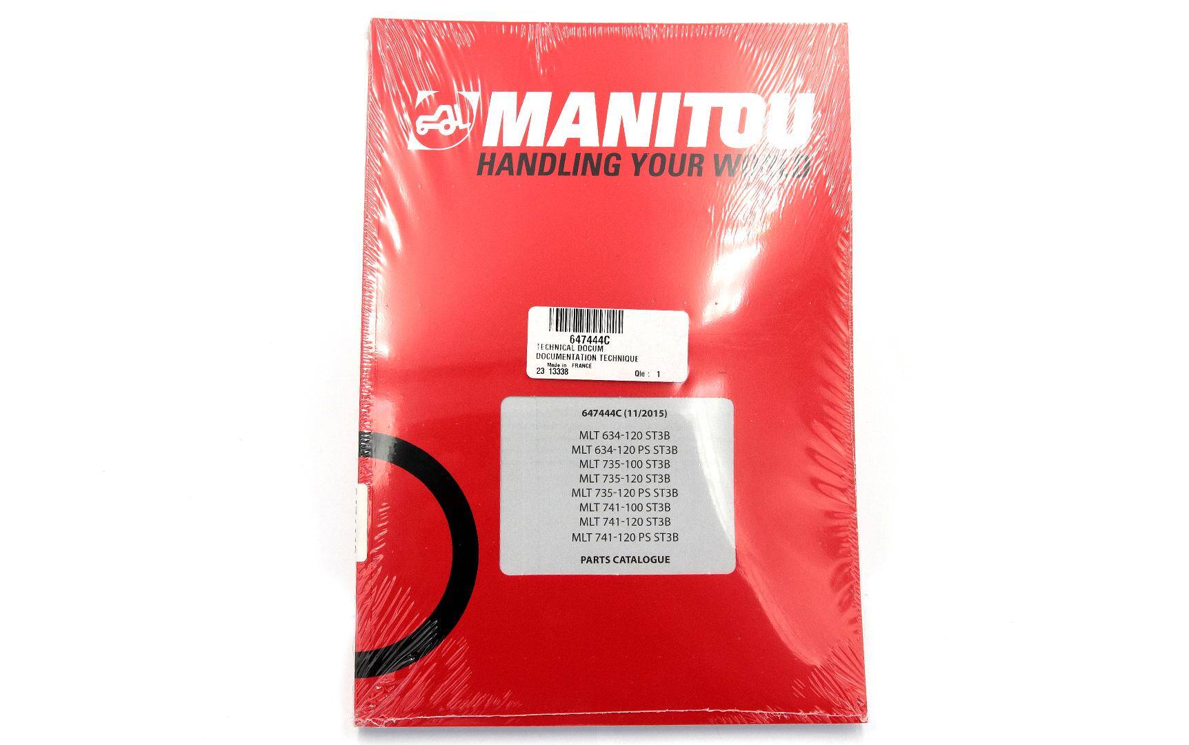 Katalog części MANITOU MLT 634 / 735 / 741 647444C