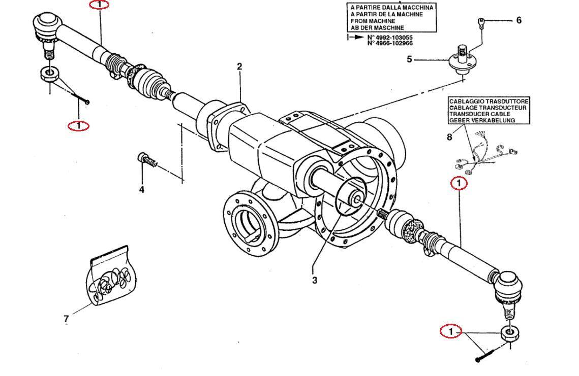 STEERING ROD COMPLETE 958872