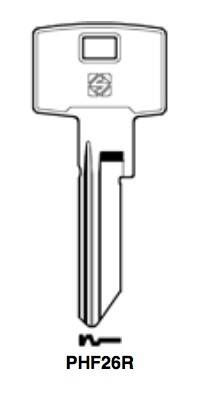 Klucz mieszkaniowy Silca PHF26R