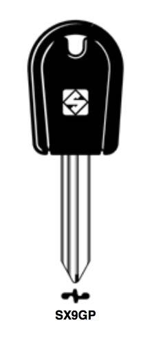 Klucz samochodowy oblewany Silca SX9GP