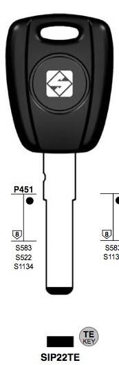 Klucz samochodowy KEYLINE SIP22TE KL