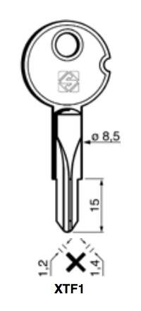 Klucz krzyżakowy Silca XTF1
