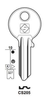 Klucz mieszkaniowy Silca  CS205