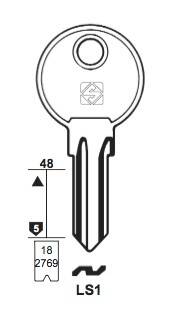 Klucz mieszkaniowy Silca LS1