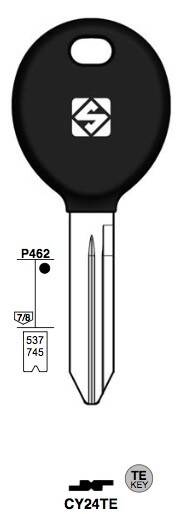 Klucz Silca pod transponder pustyCY24RTE