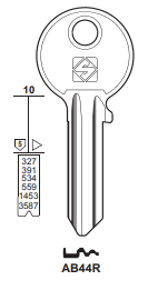 Klucz mieszkaniowy Sillca AB44R